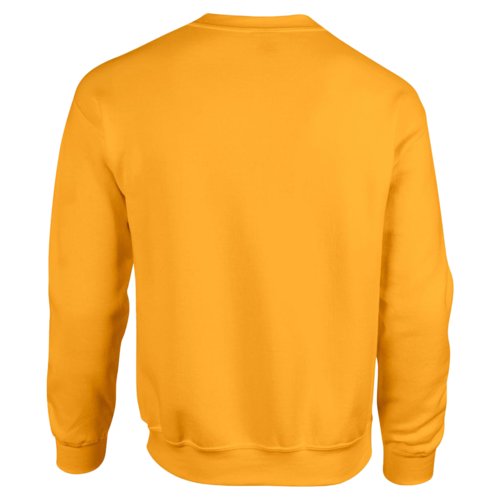 Sweat-shirt jaune dor en mlange de coton pour hommes.