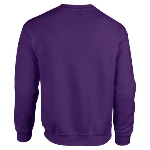 Sweat-shirt violet en mlange de coton pour hommes.