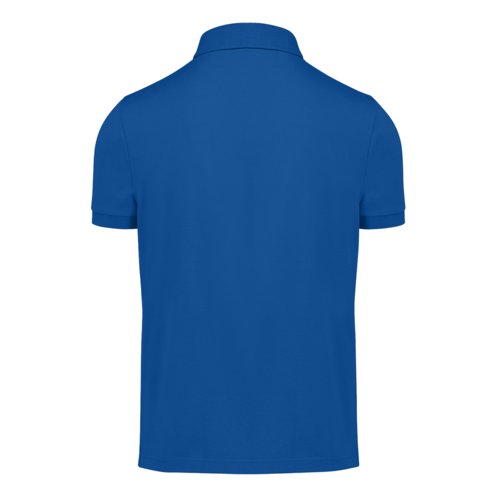 Polo en coton bleu roi pour homme  manches courtes.