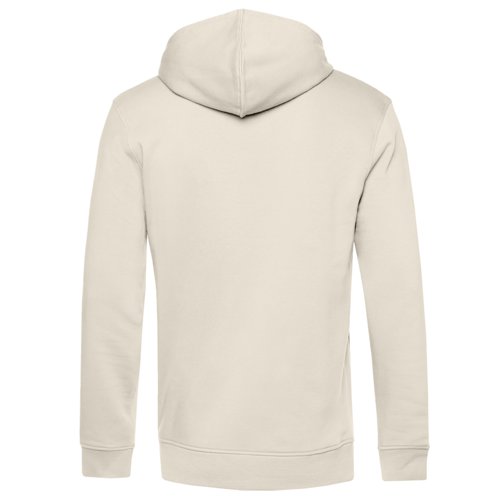 Sweat  capuche beige en coton mlang avec capuche et poche kangourou.