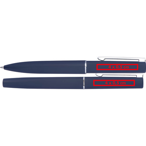 Set d'criture avec stylo  bille et tui.