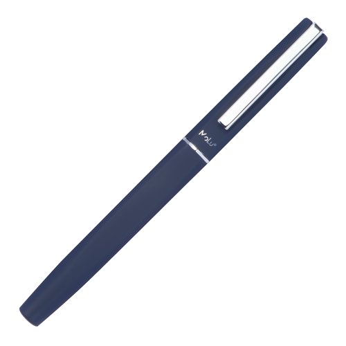 Ensemble d'criture bleu fonc avec stylo  bille et tui.