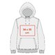 Sweat  capuche gris en tissu (unisexe) avec capuche et poche kangourou.
