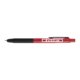 Stylo  bille rouge avec stylet tactile et clip.