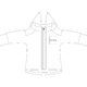 Veste softshell  capuche avec fermeture clair intgrale.