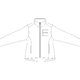 Veste softshell avec fermeture clair intgrale et poches latrales.