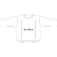 Sweat-shirt en coton avec col rond et manches longues.