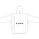 Sweat  capuche en coton avec capuche et poche kangourou.