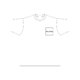 T-shirt blanc en coton avec manches courtes.