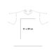 T-shirt uni en coton pais  manches courtes.