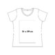 T-shirt en coton pour femmes avec manches courtes.