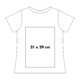 T-shirt en coton avec manches courtes et col rond.