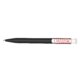 Stylo  bille bio noir avec mcanisme  poussoir et clip.