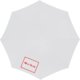 Parapluie blanc automatique de grand diamtre.