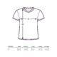 T-shirt en coton pour femmes, manches courtes et col rond.