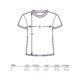 T-shirt en coton avec manches courtes et col rond.