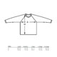 Veste en polaire avec fermeture clair intgrale et poches latrales.