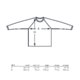 T-shirt  manches longues en tissu avec col rond.