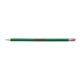 Crayon en bois d'hickory avec gomme.