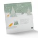 Calendrier de l'avent en papier avec pli.