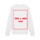 Sweat-shirt unisexe en tissu  manches longues.