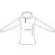 Sweat  capuche en coton pour femmes avec capuche et cordon de serrage.