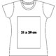 T-shirt en coton pour femmes avec manches courtes et col rond.