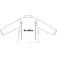 Veste de survtement en coton pour femme avec fermeture clair intgrale.
