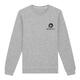 Sweat-shirt gris chin� en coton et polyester avec col rond.