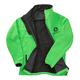 Veste softshell verte pour femmes avec fermeture �clair int�grale.