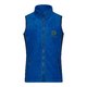 Veste en polaire bleue pour femmes avec fermeture clair intgrale et poches.
