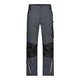 Pantalon de travail gris fonc/noir en mlange polyester-coton avec poches.