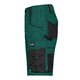 Short de travail vert fonc/noir en mlange polyester-coton avec plusieurs poches.