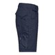 Short bleu marine en mlange de coton avec plusieurs poches.