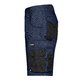 Short de travail bleu marine en mlange polyester-coton avec poches multiples.