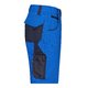 Short de travail bleu/marine en polyester-coton avec poches multiples.