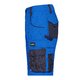 Short de travail bleu en mlange polyester-coton avec plusieurs poches.