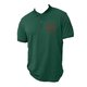 Polo vert en coton pour hommes � manches courtes.