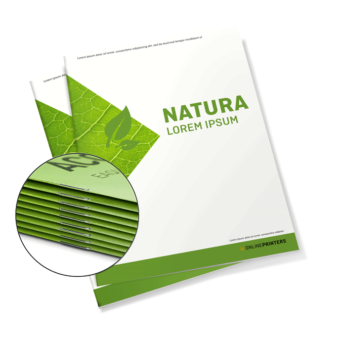 Brochures éco/papier naturel